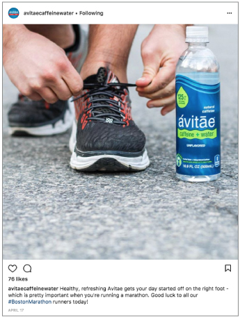 Ávitāe Caffeinated Water - Social