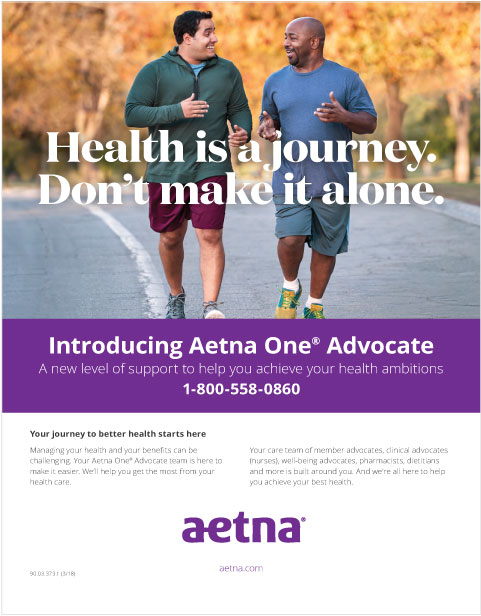 Aetna - One Advocate Launch - Print Ads