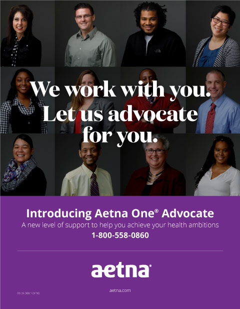 Aetna - One Advocate Launch - Print Ads