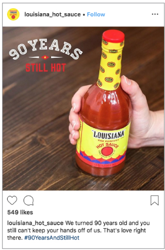 Southeastern Mills – Louisiana Hot Sauce Social Media - 90th Anniversary