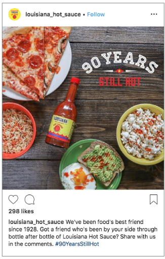 Southeastern Mills – Louisiana Hot Sauce Social Media - 90th Anniversary