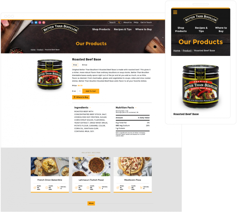 Better Than Bouillon site Pinckney Hugo Group