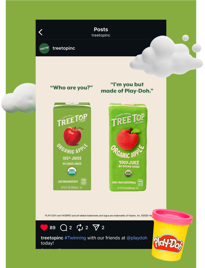 Play-Doh meme on social media