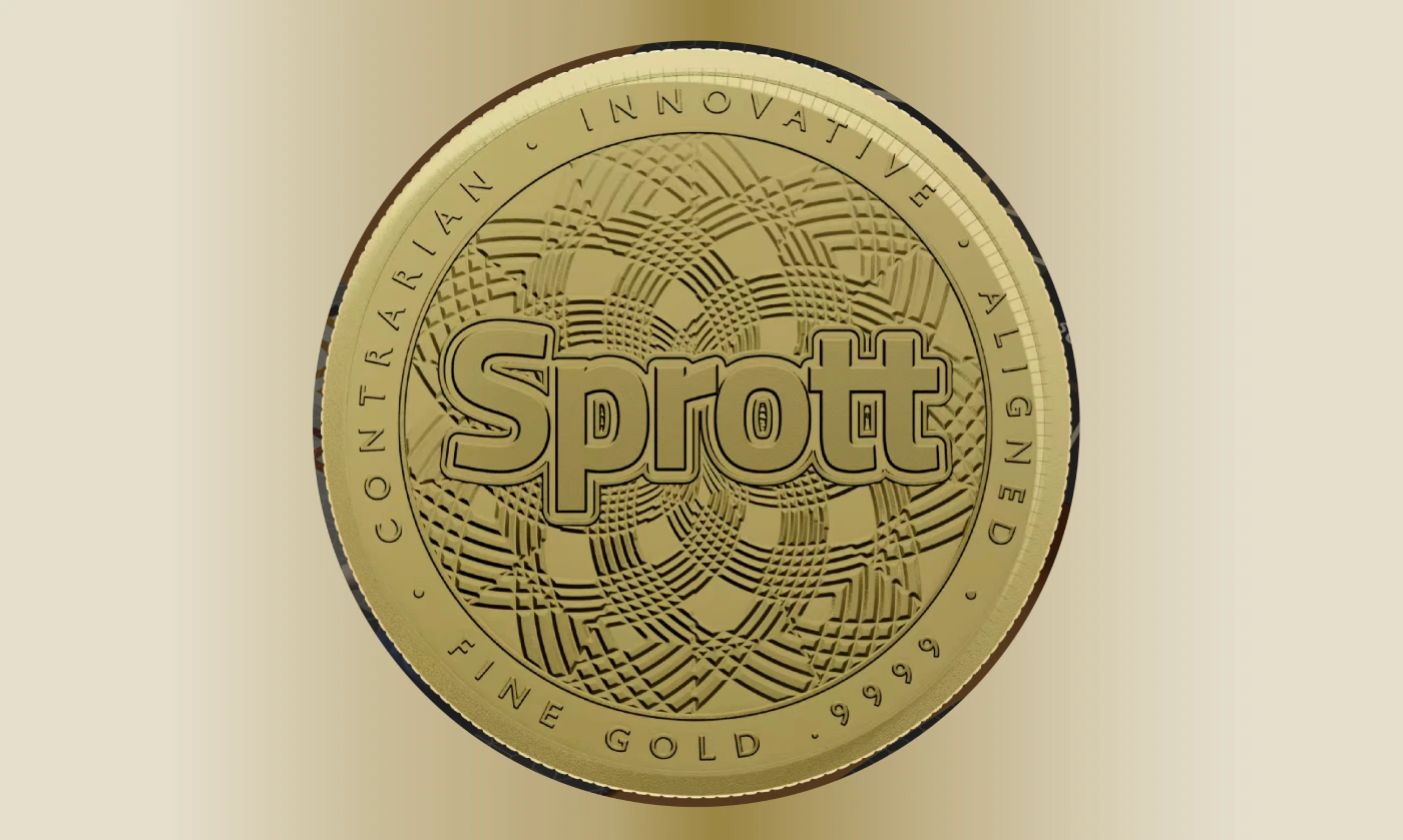 Sprott branded medallion