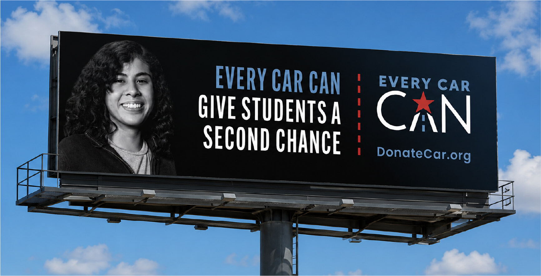 Ad on billboard