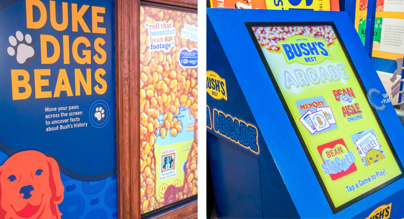 Arcade style games on display at BVC