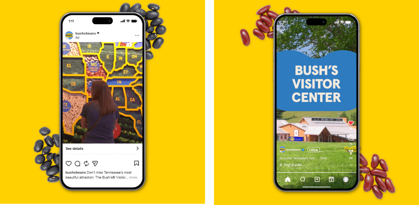 Social media display ads